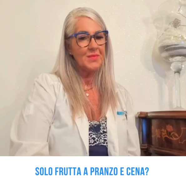 solo frutta pranzo e cena